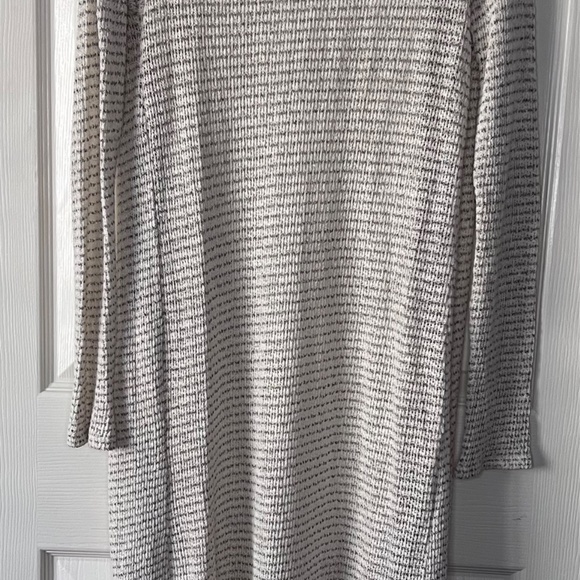 Live In The Moment Long Duster Sweater  Ivory Sz M - Picture 2 of 4
